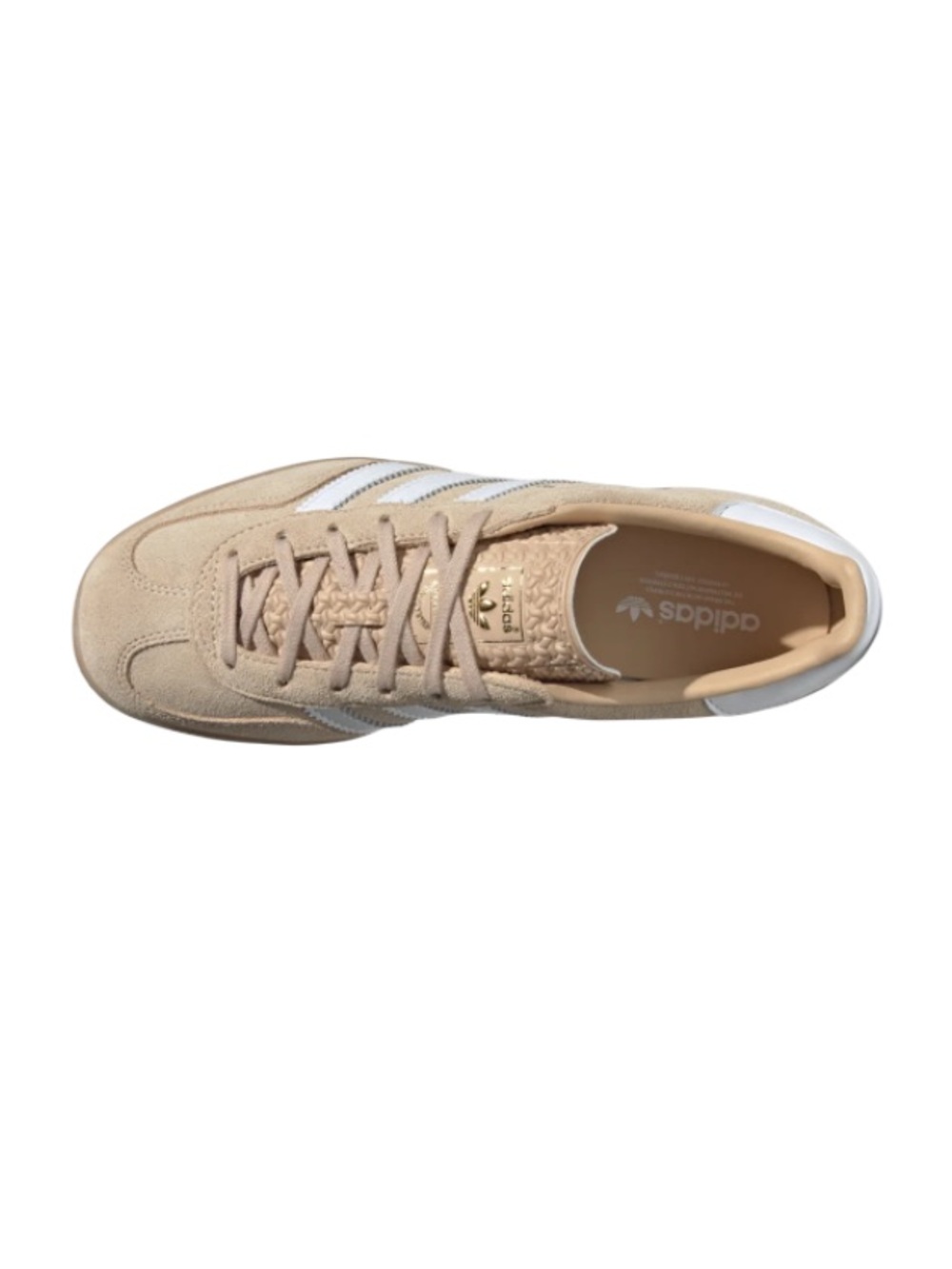 Adidas Gazelle Suede Sneakers - Beige/White Women’s Size 9 NWT - Picture 2 of 11